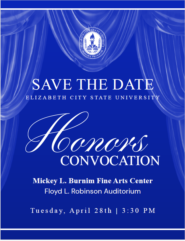 2026 Honors Convocation Save the Date flyer
