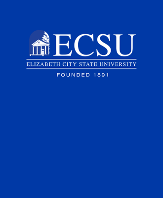 ECSU logo on a blue background.